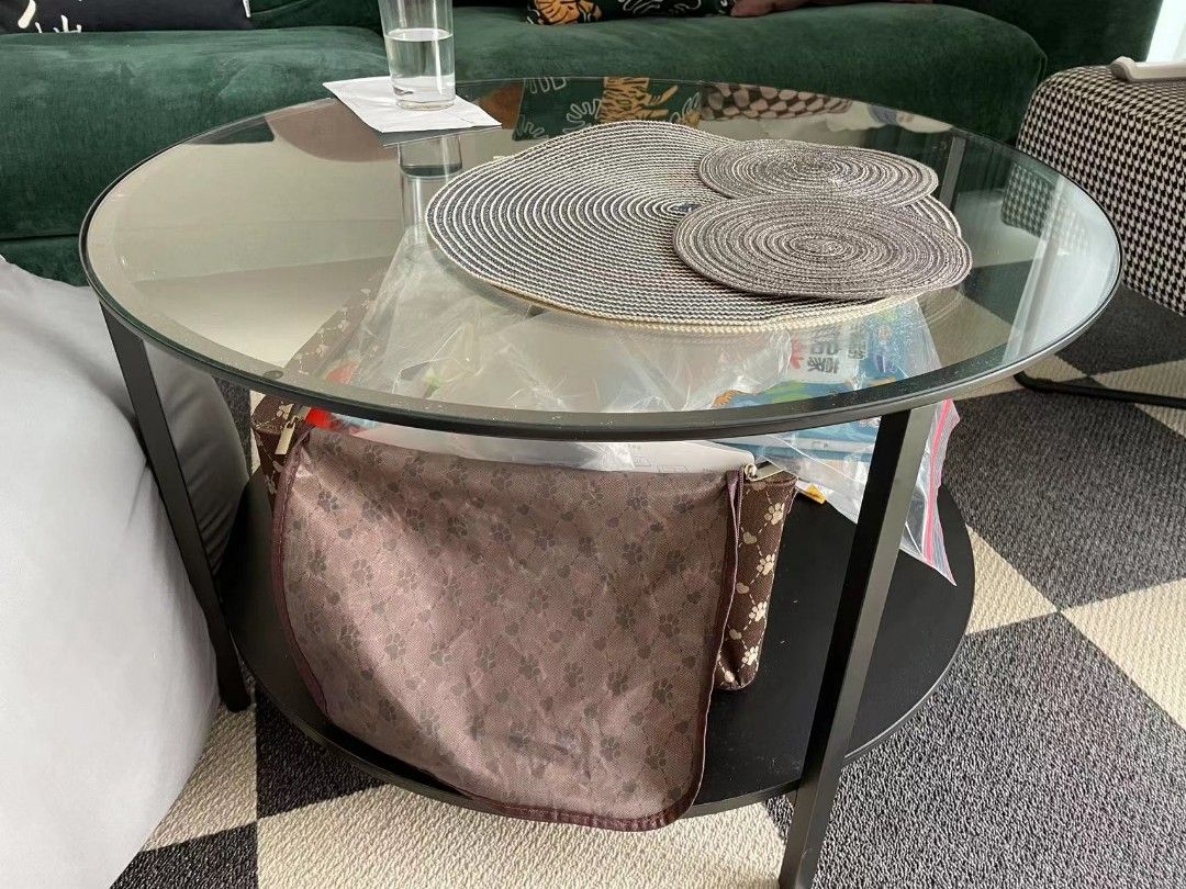 Round Coffee Table ikea, Furniture & Home Living, Furniture, Tables