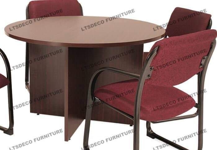 ROUND TABLE OFFICE PARTITION FURNITURE on Carousell