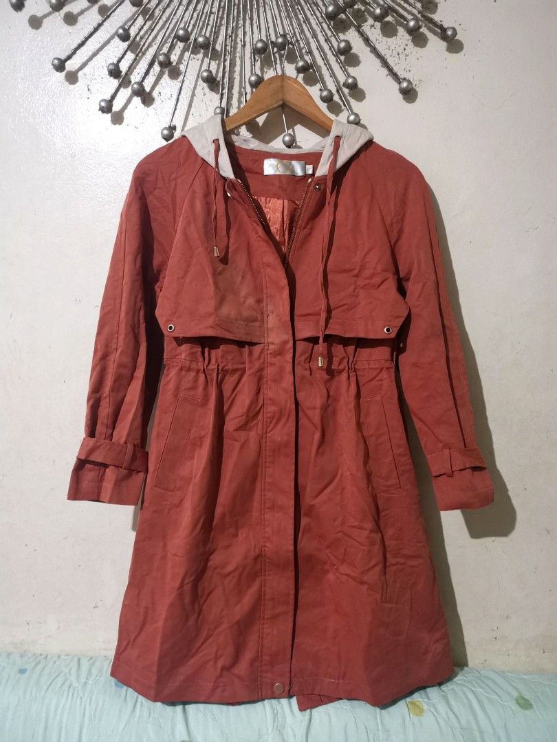 Rust colored parka hotsell