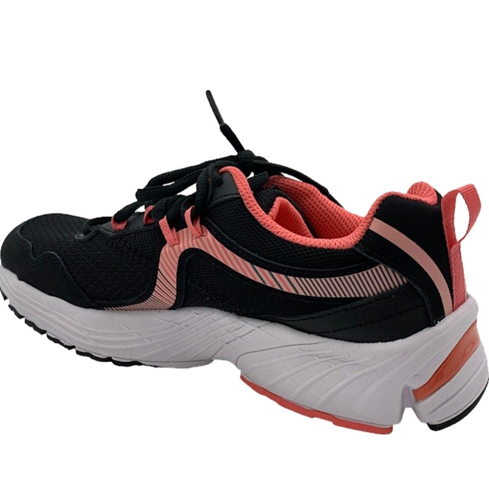 Ryka Mesh Lace Up Memory Foam Sneakers Intrigue 2 Black Pink US8
