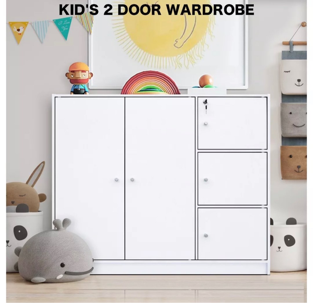 (Self assembly) Kid's Wardrobe/Children Wardrobe/ 4 & 5 Doors