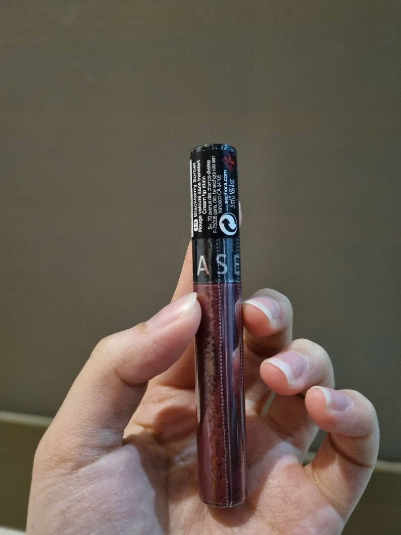 Sephora Cream Lip Stain no. 14 Blackberry Sorbet on Carousell