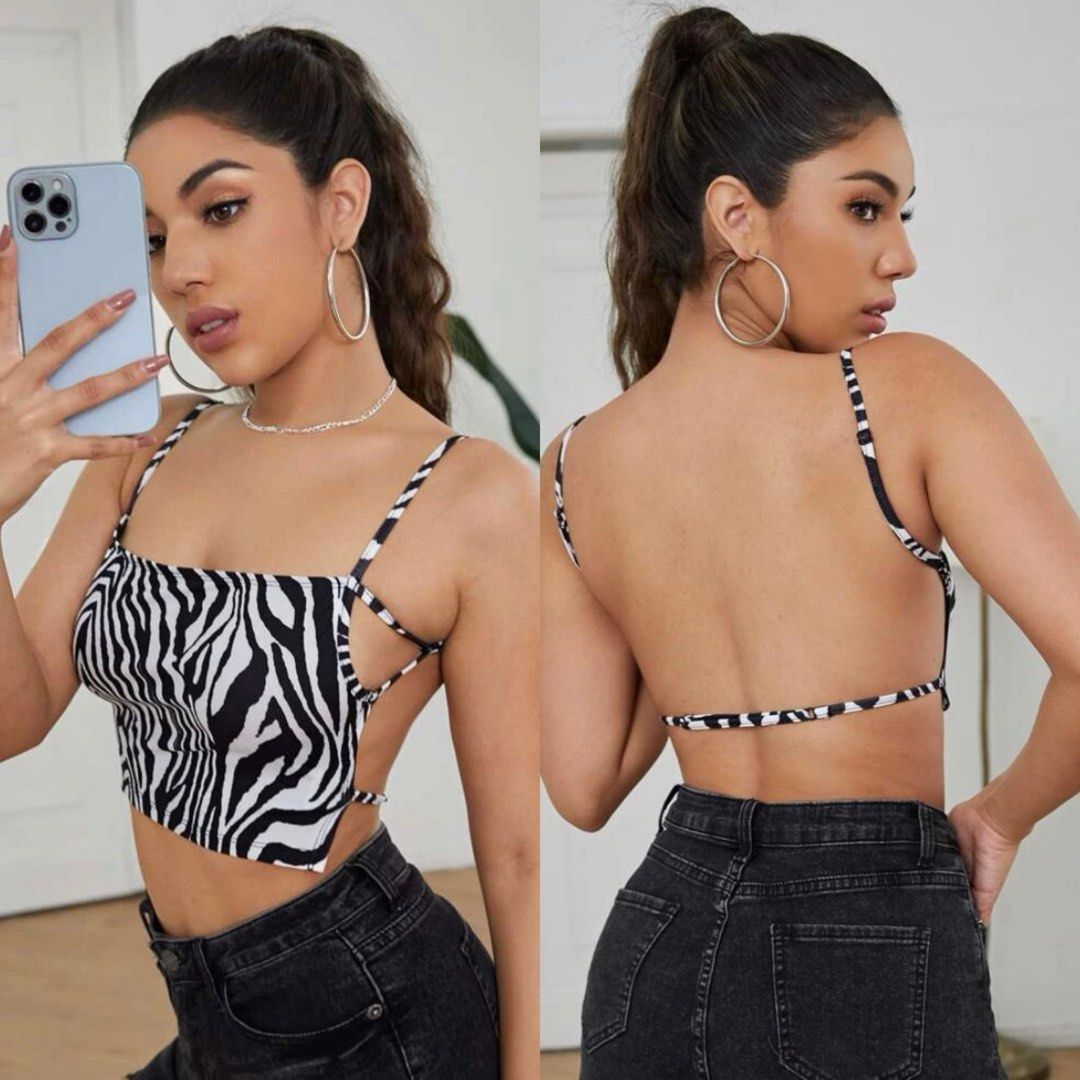 Sexy Crop Top On Carousell 