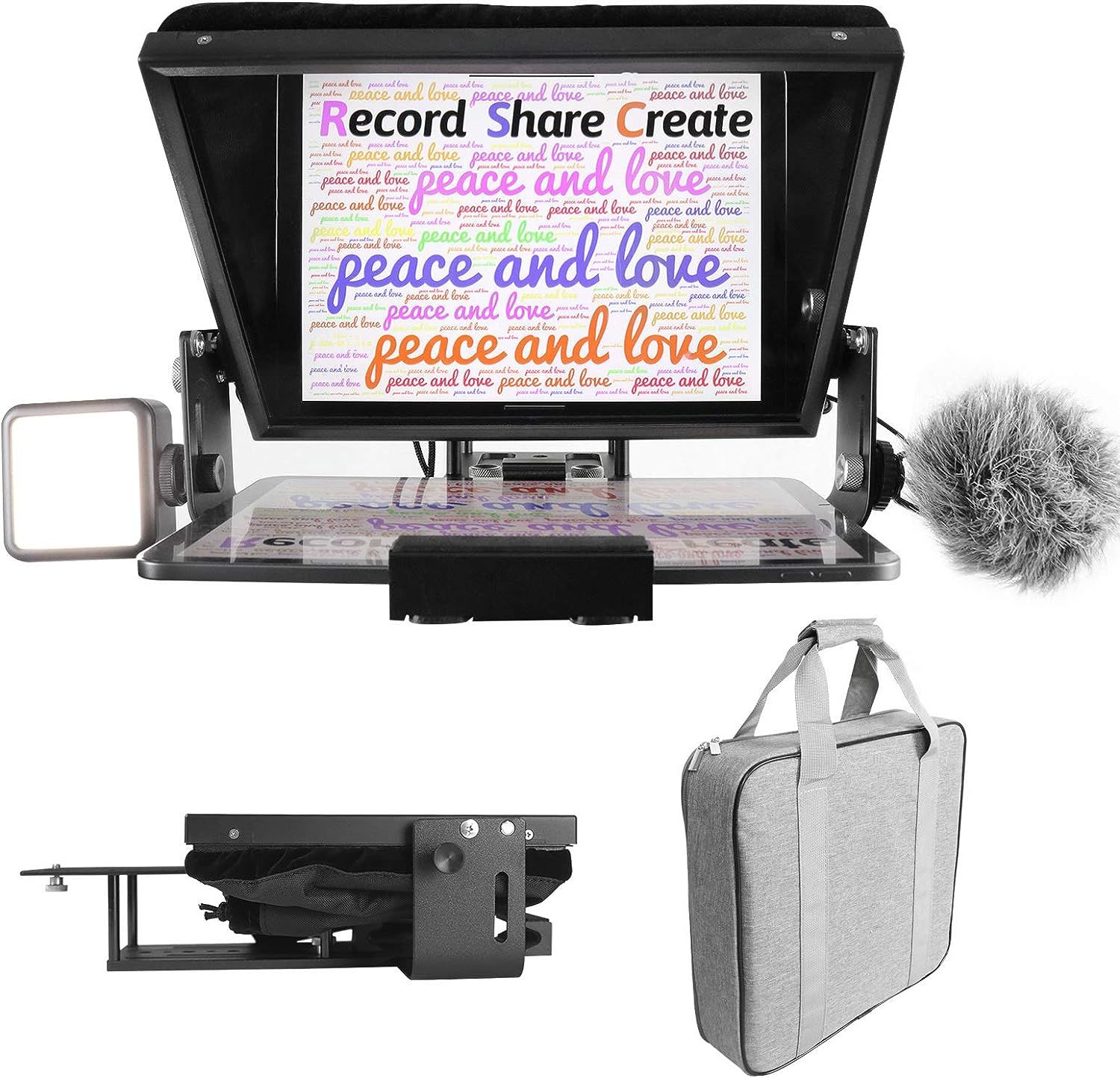 SG 12 inches Teleprompters for Tablets, DSLR Making Video Programs ...