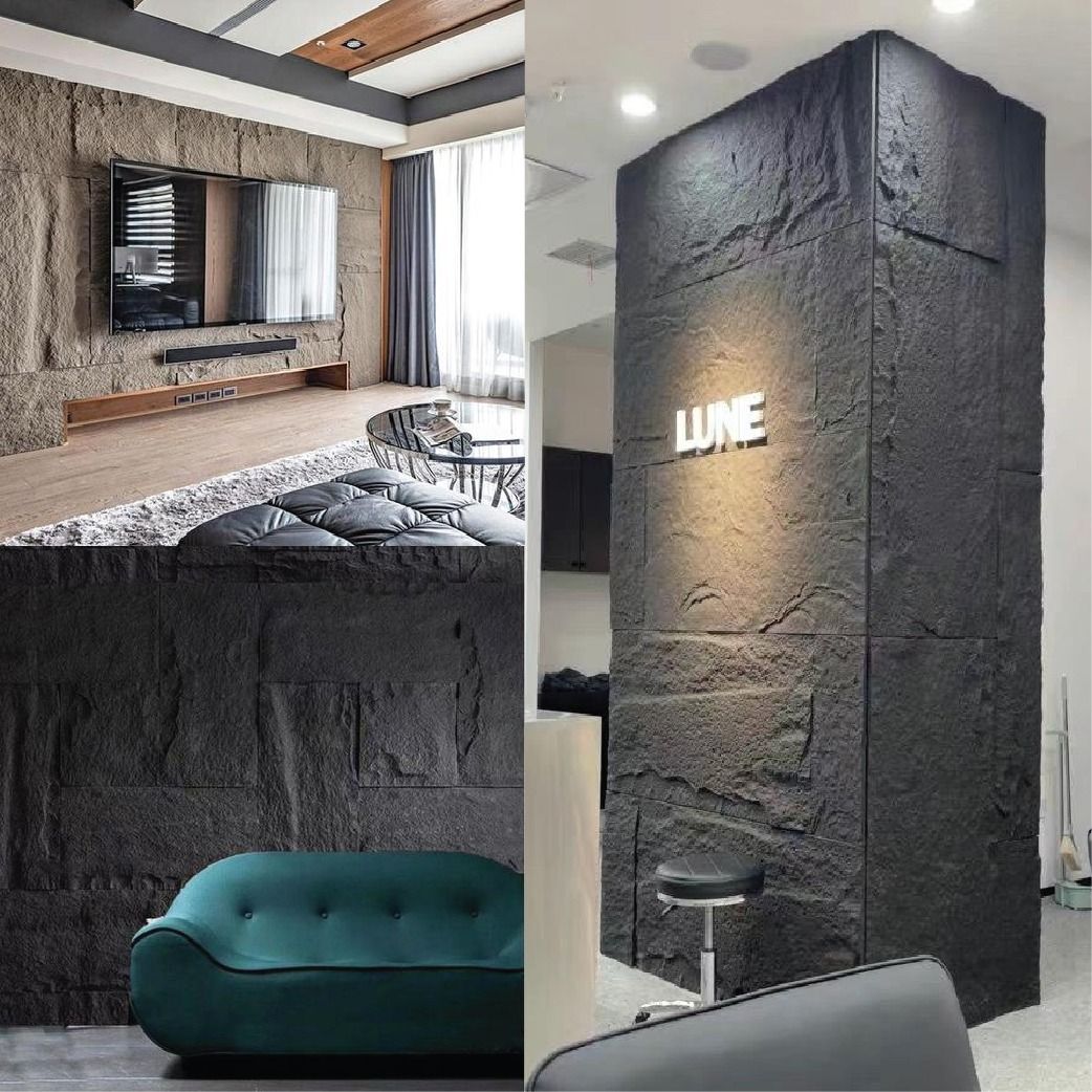SG Seller Pu Stone Wall Decoration Interior Indoor Outdoor Feature Wall ...