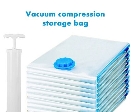 Vacuum Bags For Clothes Storage Compression Bag Home Organizer Transparent  Border Seal Compressed Travel Saving Space