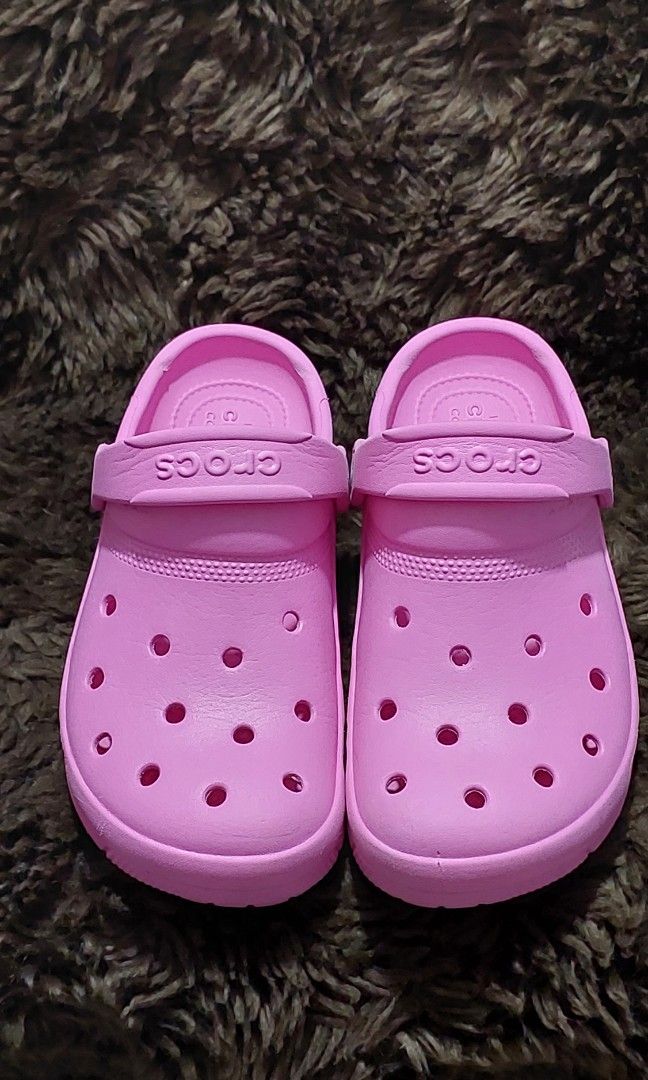 Size J2 21 cm original preloved crocs for kids