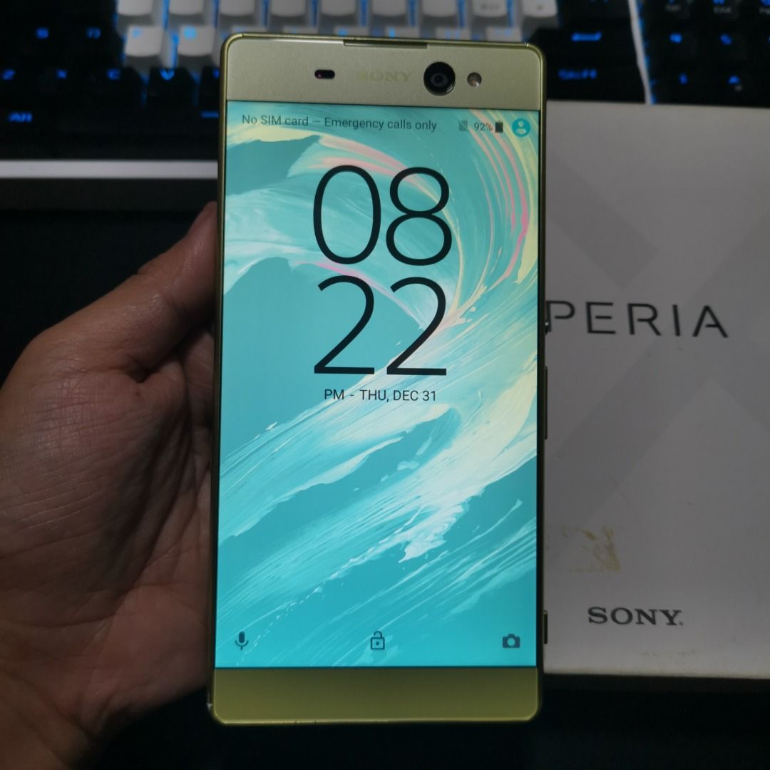 SONY Xperia XA Ultra F3216 | Item Code: 38309 (Category: Sony) located in Caloocan City. Submitted by christian.montalban (Listing ID 1248412053, Image 1). Description: SONY Xperia XA Ultra F3216 | Item Code: 38309 Price: P2,899.00 Color: Lime Gold 16GB ROM | 3GB RAM 6" IPS LCD Display 2,700 mAh Li-Ion Non-Removable Battery OS: Android 7.0 Issue: No SD & SIM Cap Package: Unit, Manual, and Box Only.