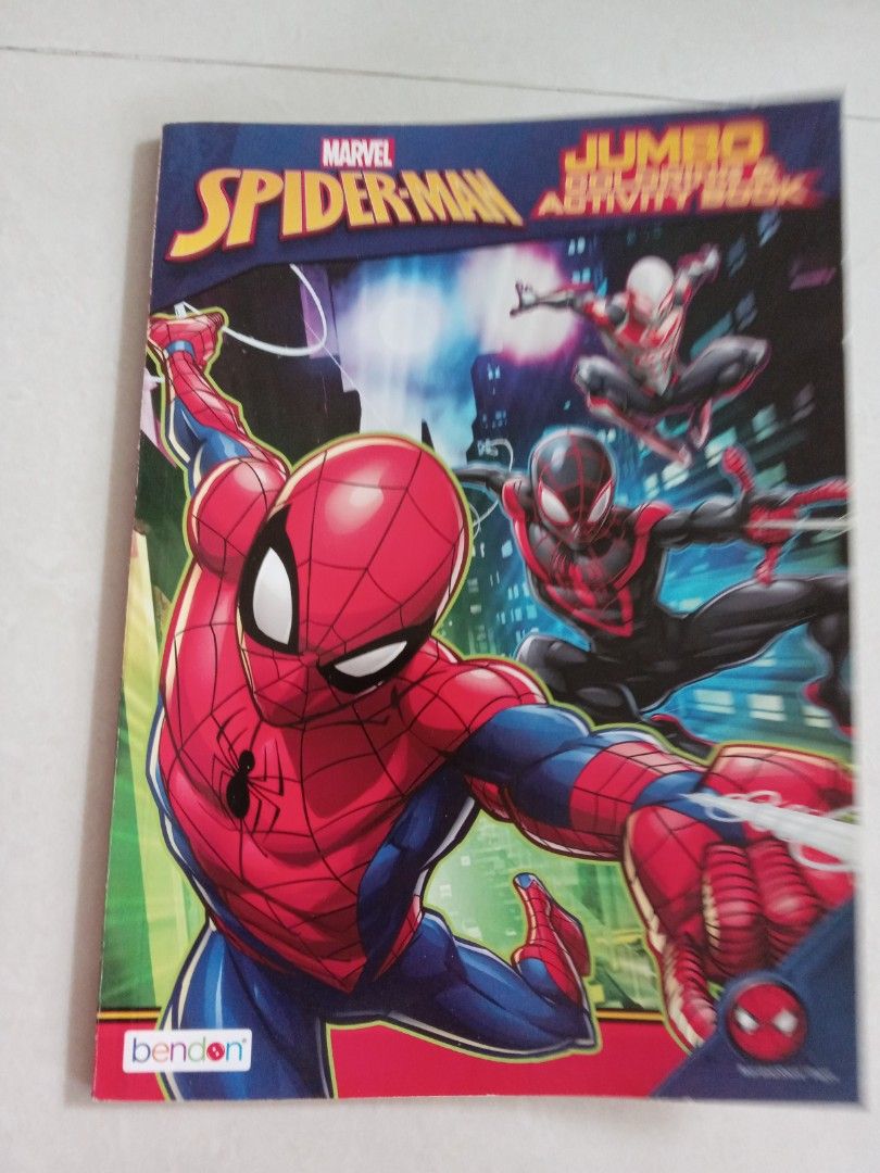 Spider-Man Jumbo Coloring & Activity book, Hobbies & Toys, Books ...