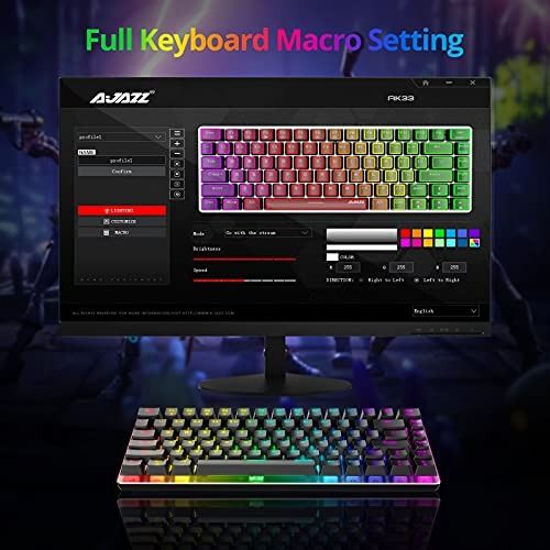 AJAZZ AK33 RGB 82 Key Mechanical Keyboard, Mechanical Keyboards, Mini  Mechanical Keyboards