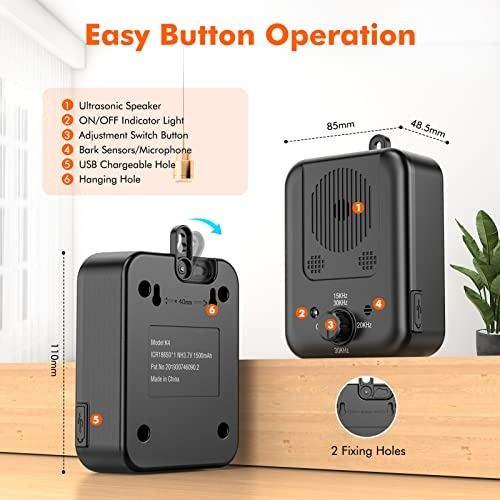 Electronic dog 2025 barking deterrent