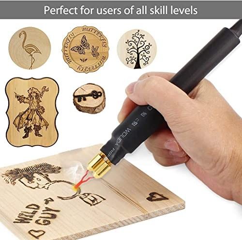 Wood Burning Kit with 105Pcs Professional Pyrography Pen for