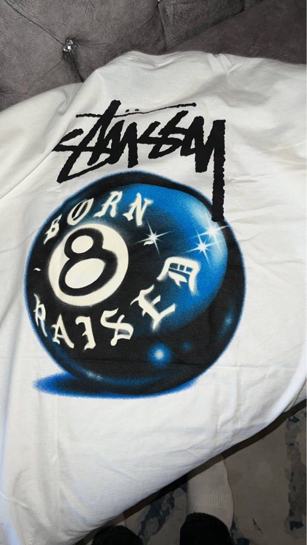 Stussy Born x Raised, Men's Fashion, Tops & Sets, Tshirts & Polo