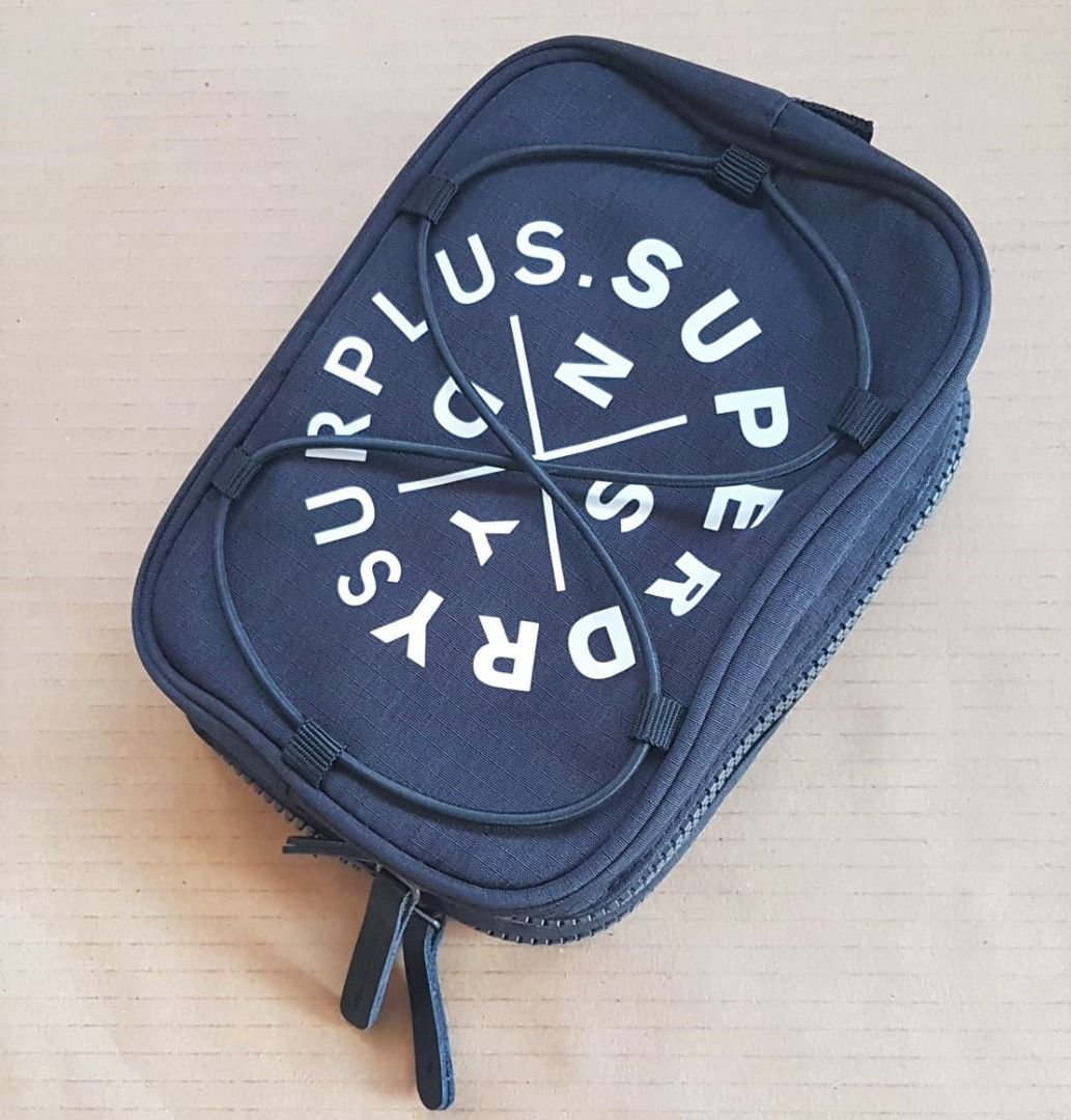 Superdry Designer Accessories Cult Streetwear In Vogue Compact Organizer Clutch Pouch Toiletry Bag Original Superdry Surplus NY Travel Weekend Getaway Gym Limited Edition Rare Collectibles Souvenir Me...