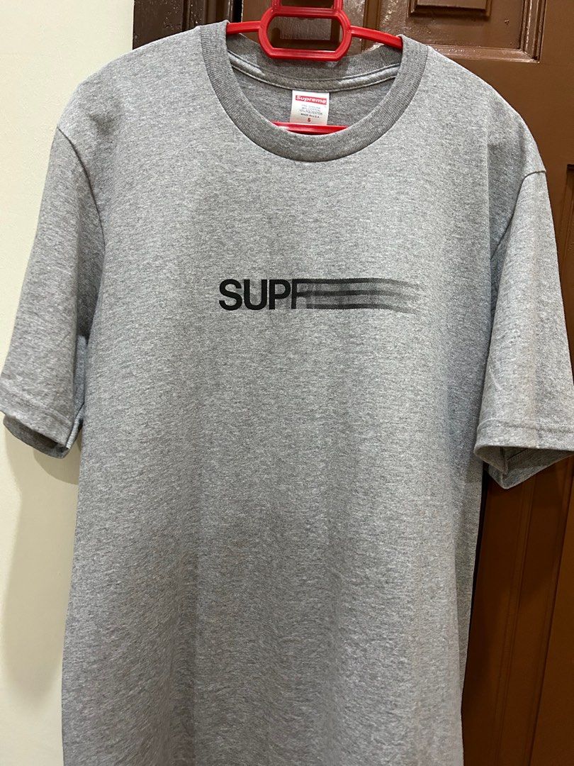Supreme motion logo tee grey