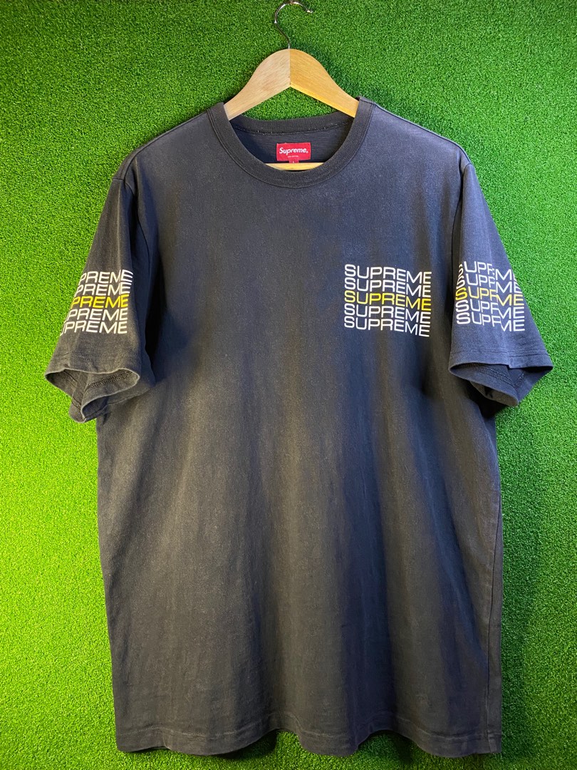 Supreme stacked top logo tee