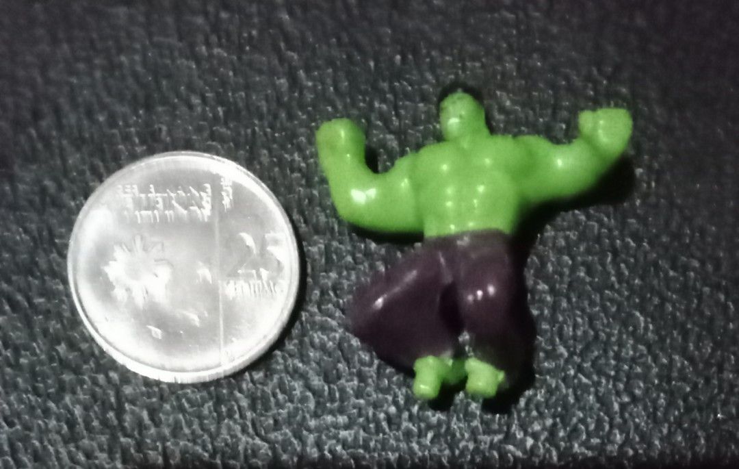 The Incredible Hulk Micro Figure (Category: Figurines & Statues) located in Quezon City. Submitted by senseirokyudan (Listing ID 1248401904, Image 1). Description: The Incredible Hulk Micro Figure For sale At 500 Kindly PM Me for more details Thank You And God Bless.
