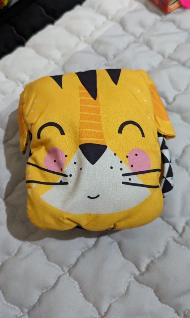 Tiger Puppet Cloth Book, Babies & Kids, Infant Playtime on Carousell