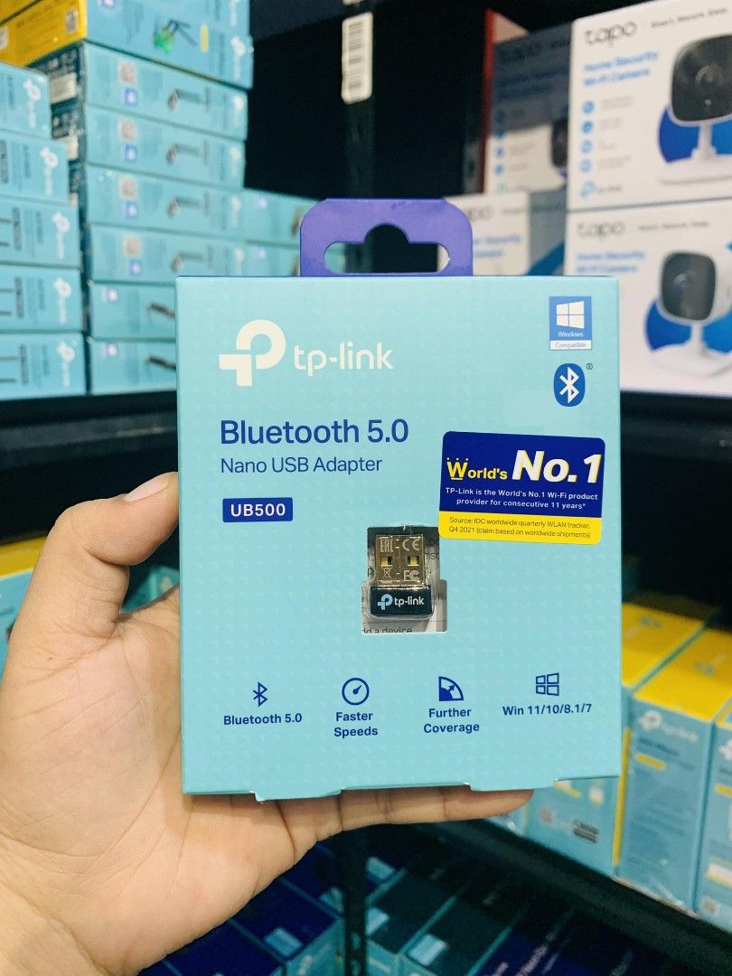 TP-Link UB500 Nano USB Bluetooth 5.0 Adapter | Bluetooth Receiver (Category: Networking) located in Makati City. Submitted by techubstoreandaccessories (Listing ID 1248471199, Image 1). Description: TP-Link UB500 Nano USB Bluetooth 5.0 Adapter | Bluetooth Receiver On Hand Ready to Ship/Pick-Up‼️ DETAILS: ✅Actual Picture Posted. ✅BRAND NEW & ORIGINAL. ✅7 Days Replacement for Factory Defects and 1year Limeted Warranty. (Terms and conditions apply).