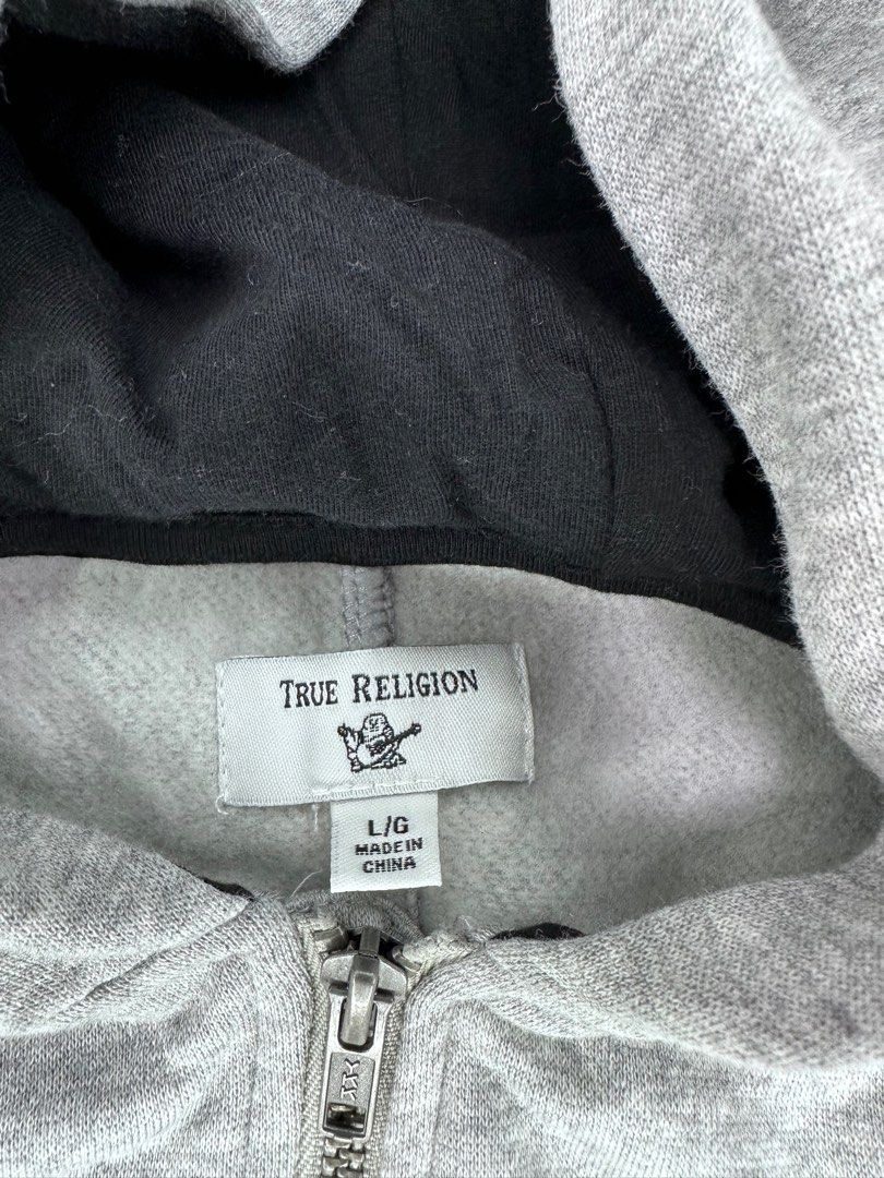 True religion gray hoodie best sale