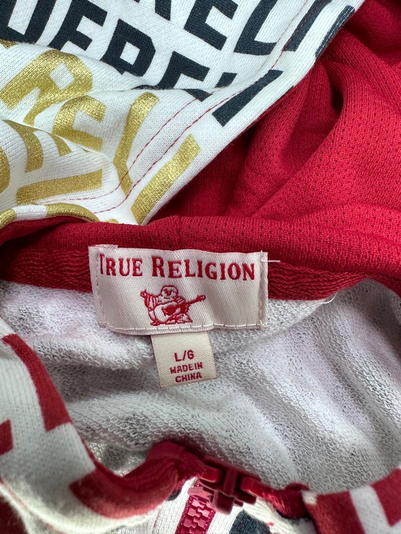 True religion ruby red hoodie online