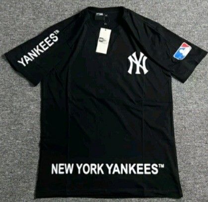 ADIDAS X MLB YANKEES JERSEY, Fesyen Pria, Pakaian , Atasan di Carousell