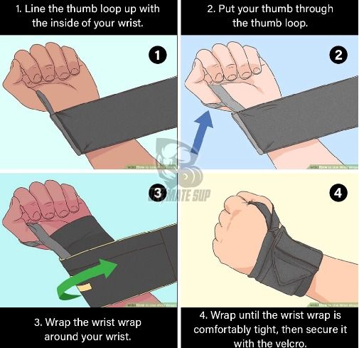 4 Wrist Band With Thumb Loop