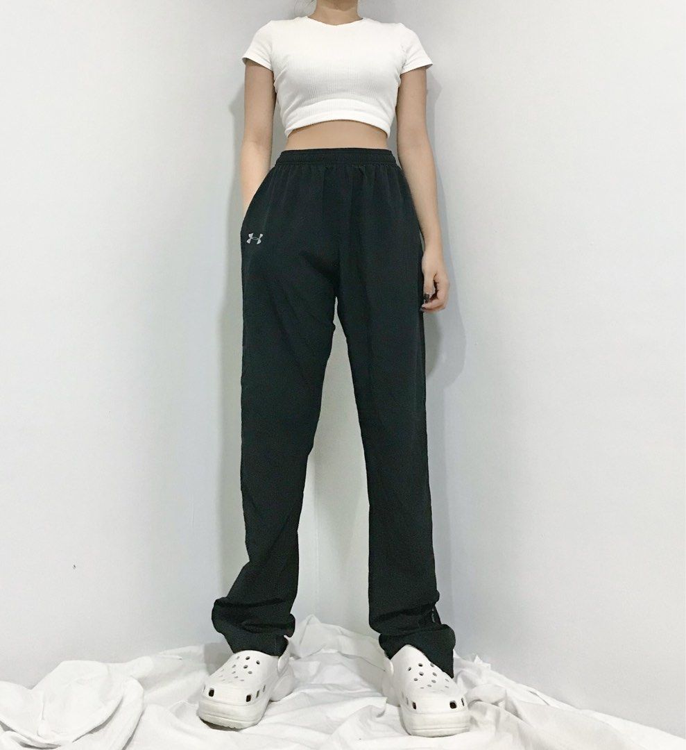 Zipper-slit Pants