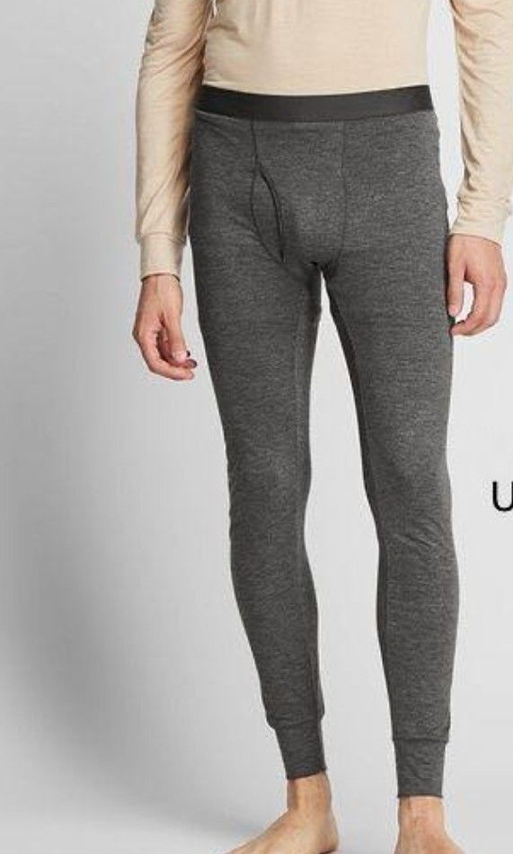 Uniqlo extra warm heattech pant, Men's Fashion, Bottoms, Trousers