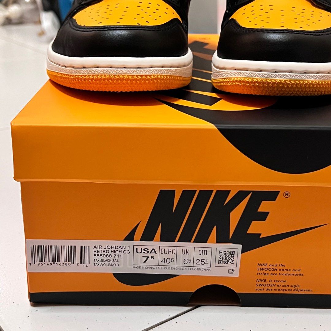 Jordan 1 Retro High OG Taxi Men's - 555088-711 - US