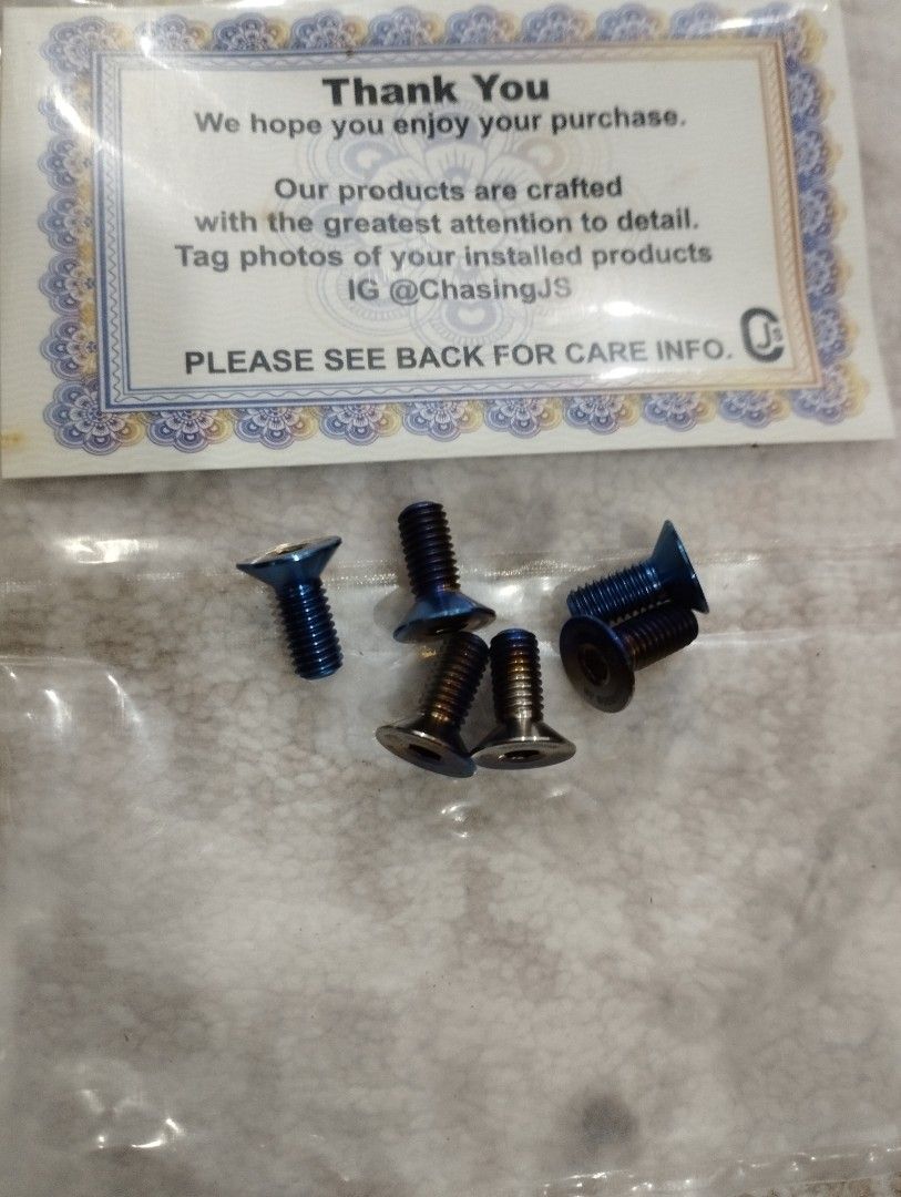 Used Chasing Js Titanium Steering Wheel Bolt 12 mm, Auto Accessories on