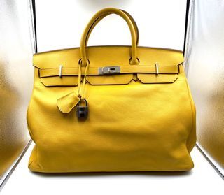 Hermès birkin HAC Beige Haut A Courroies 50 Travel , Luxury, Bags & Wallets  on Carousell