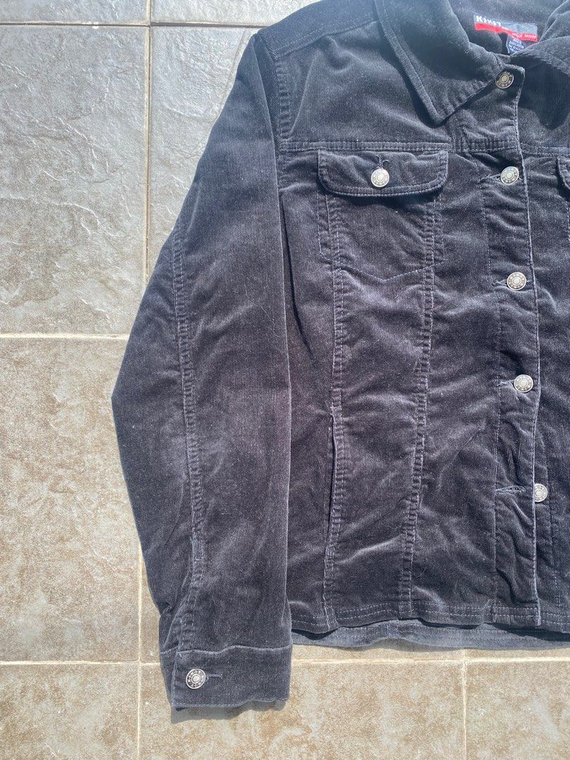 Vintage KIKiT corduroy jeans jacket outerwear Women s Fashion