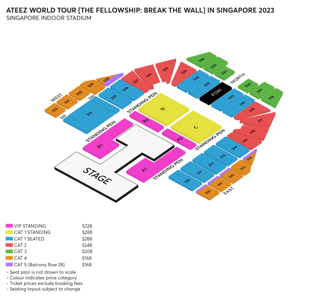 WTS ATEEZ CONCERT VIP STANDING TICKETS, Tickets & Vouchers, Event