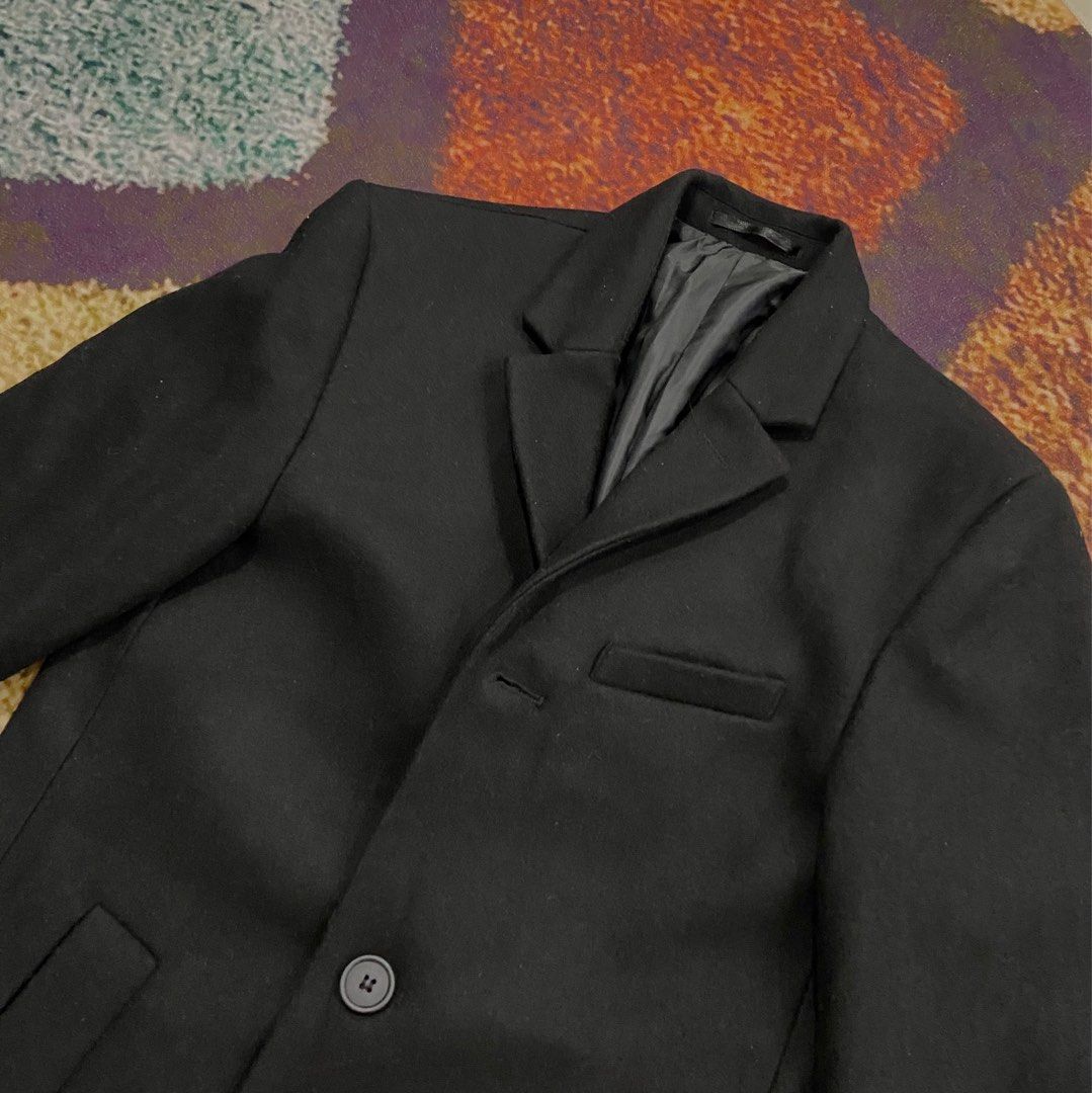 WTS AUTHENTIC H M MEN WOOL OVERCOAT Men s Fashion Coats Jackets