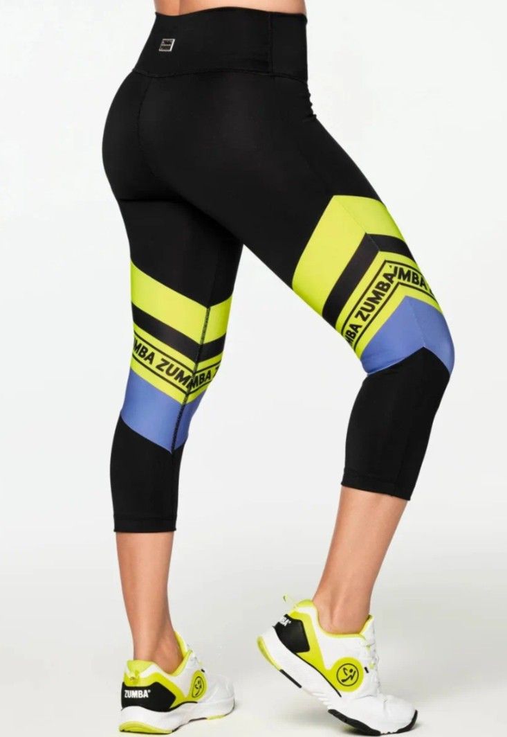Zumba Capri Leggings Women s Fashion Activewear on Carousell