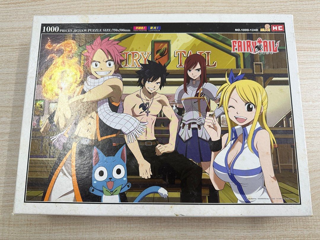 Fairy Tail Erza Scarlet Name Anime Jigsaw Puzzle by Anime Art - Fine Art  America