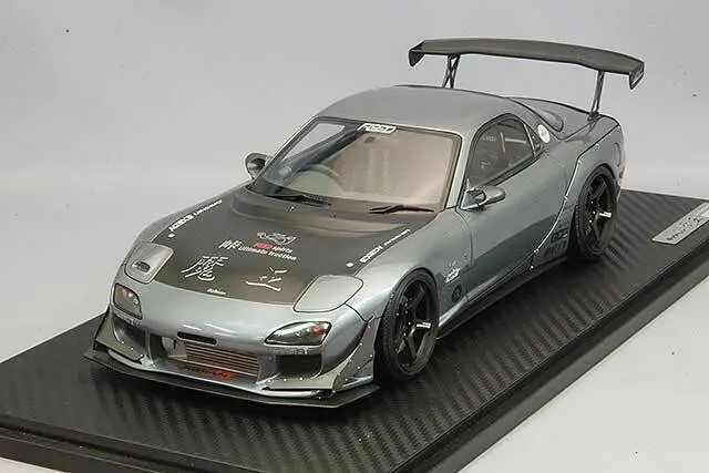 イグニッションモデル マツダ RX-7 (FD3S) FEED 1/18 ミニカー IG 白-