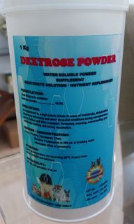 12 pcs. 1kg Dextrose Powder for Pets, Food Supplement