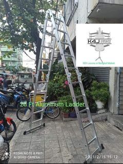 20ft Heavy Duty Aluminum Ladder