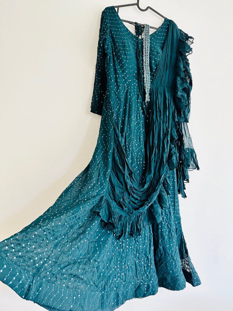 chinese dress ladies Udvita Shibori Dress L/XL main image 0