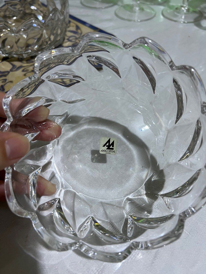 2pcs Crystal clear bowls (with sticker) (Category: Dinnerware & Cutlery) located in Las Pinas. Submitted by luckycloud_cac014 (Listing ID 1248567808, Image 3). Description: .