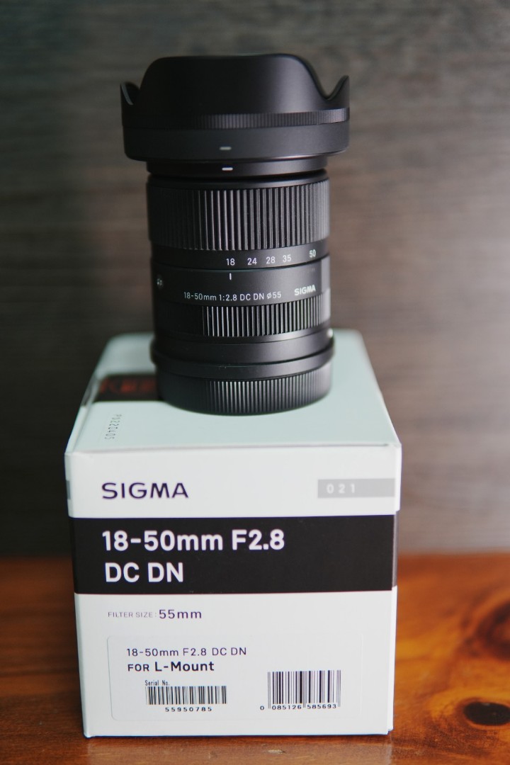 99%新SIGMA 18-50mm F2.8 L Mount, 攝影器材, 鏡頭及裝備- Carousell