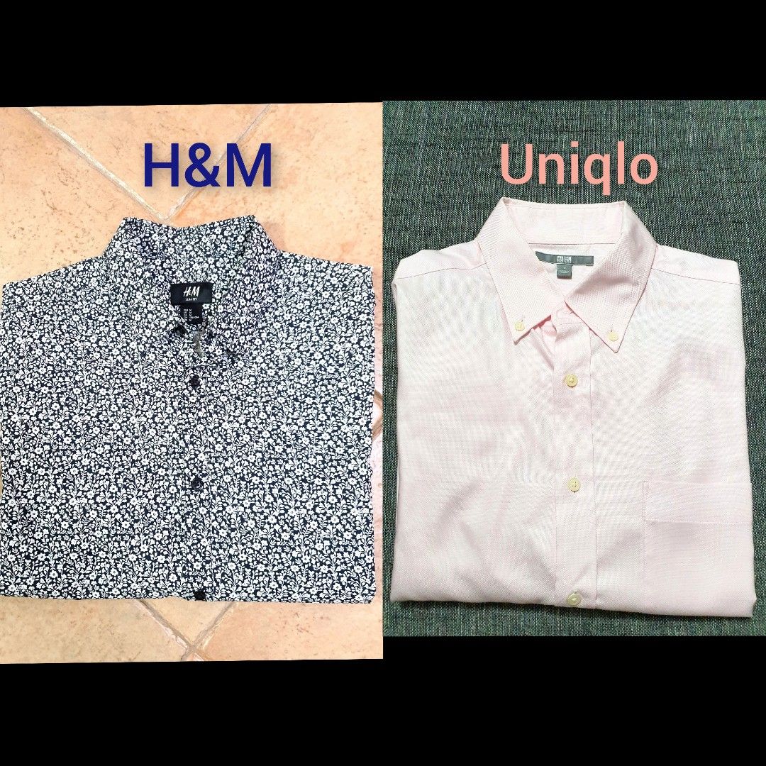 H and m casual cheap shirts