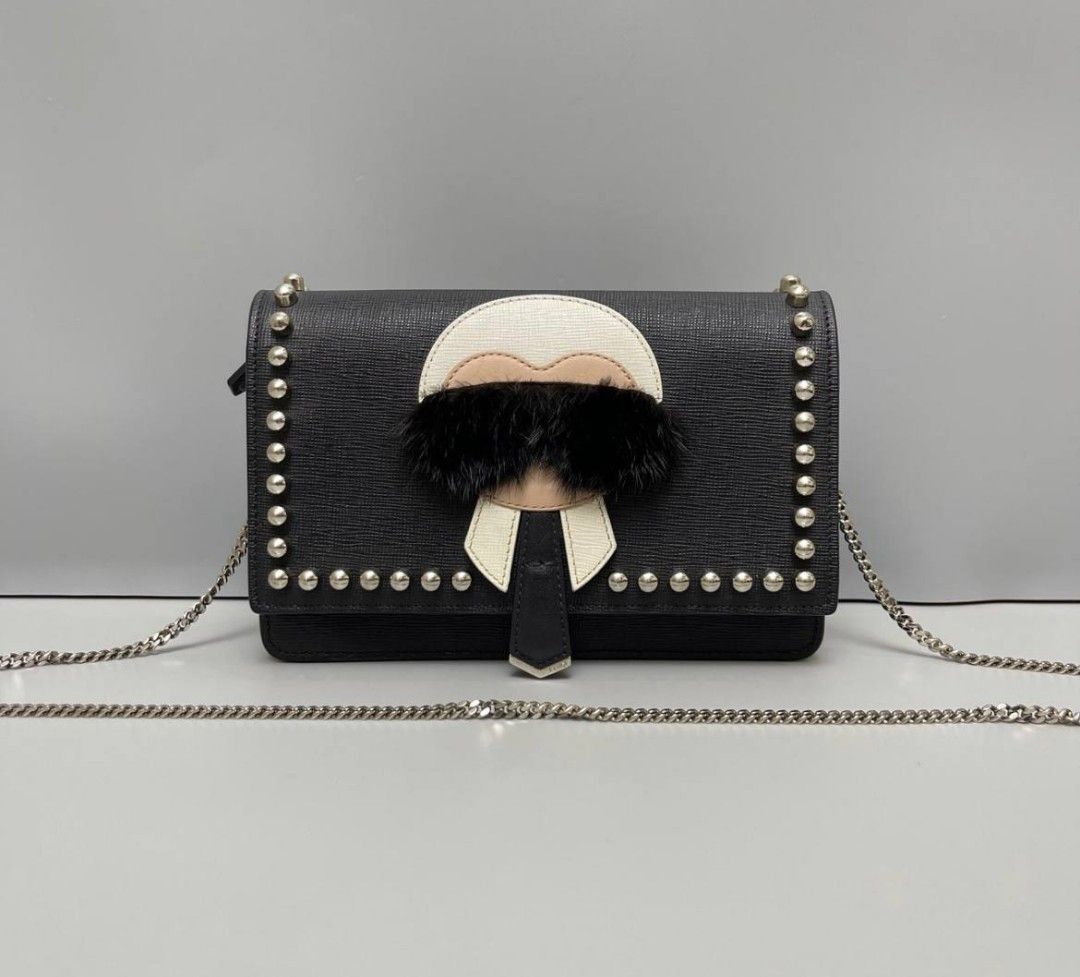 PRE ORDER Preloved Fendi Karlito Wallet On Chain