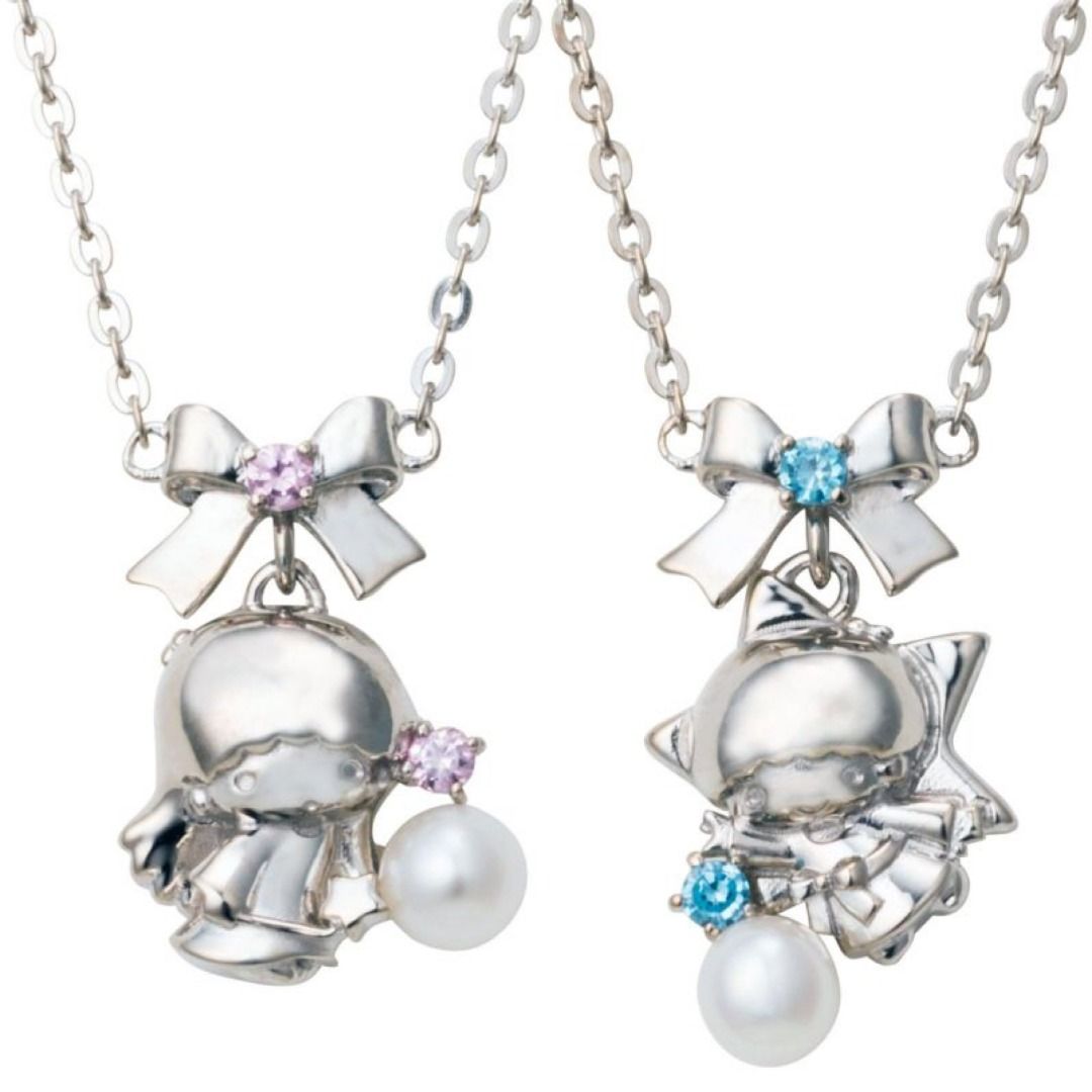 White Clover x Sanrio Cinnamoroll 20th Anniversary Necklace Pendant Silver  925