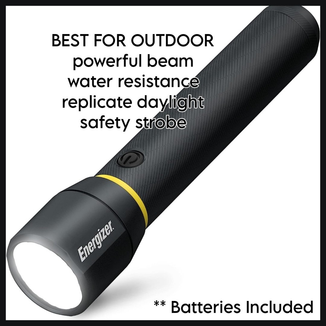 Ⓜ️ TECH ???????? STOCK】ENERGIZER LED Flashlight Vision PRO Ultra Lumens IPX4  Water Resistant CAMPING LED Flash Light, Sports Equipment, Hiking  Camping  on Carousell