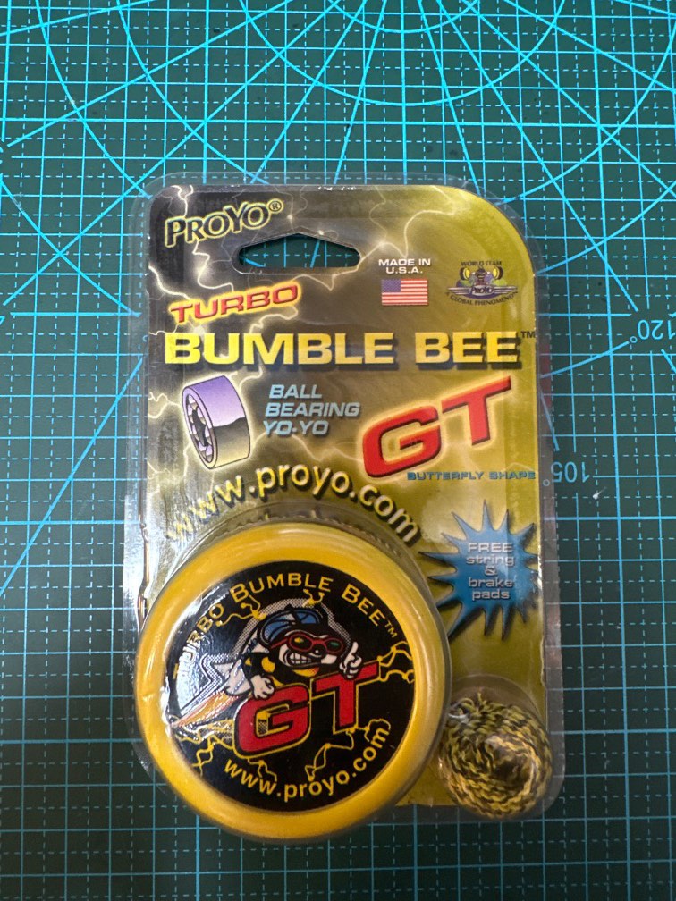 搖搖 yoyo 悠悠球 美產絕版 Playmaxx GT Turbo Bumble Bee YOYO, 興趣及遊戲, 玩具 & 遊戲類 Carousell
