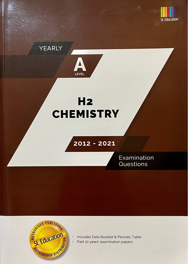 A Level H2 Chemistry TYS Hobbies Toys Books Magazines Assessment a-level-h2-chemistry-tys-hobbies-toys-books-magazines-assessment