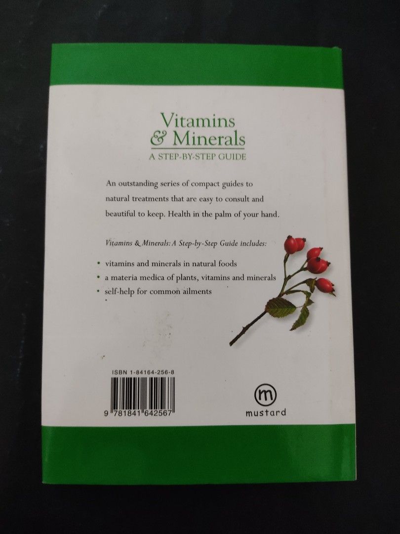 A Step by Step Guide Vitamins & Minerals by Karen Sullivan (Small